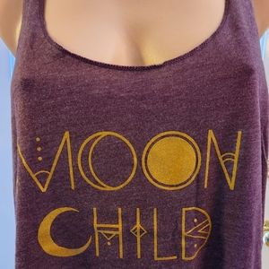 Moon Child Racerback Top Sz 2X